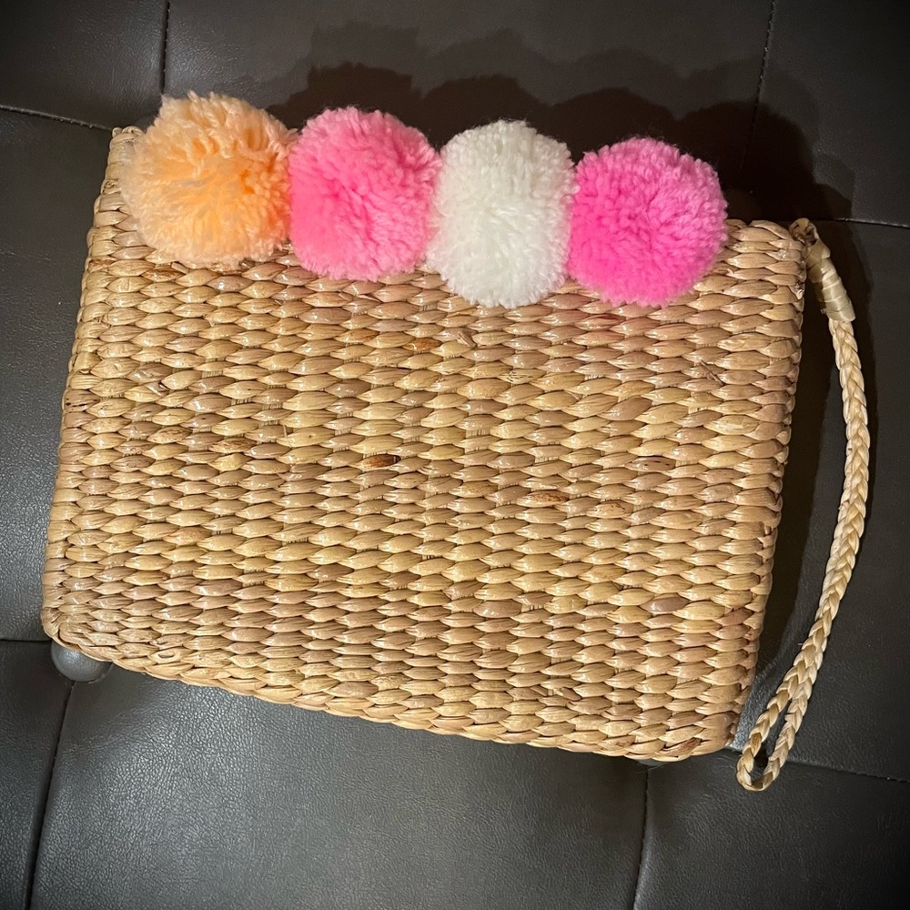 🧡Raffia clutch/wristlet - Picture 8 of 8